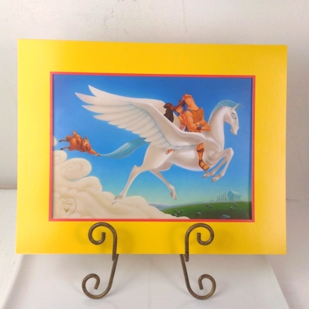 Hercules Disney Exclusive Commemorative Lithograph Matted in Original Sleeve